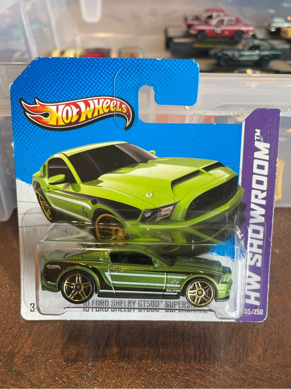 Hot Wheels '10 Ford Shelby GT500 Supersnake 2013 Green New